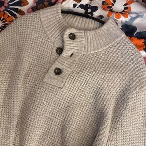 Old Navy Cream Knit Sweater